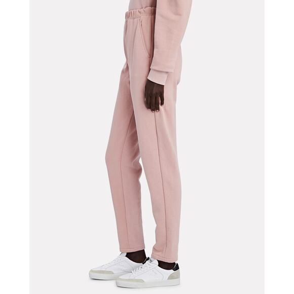 A.L.C. Roger Fleece Pull-on Sweat Pant in Baby Pink Medium M Track Blush NEW - Picture 9 of 11